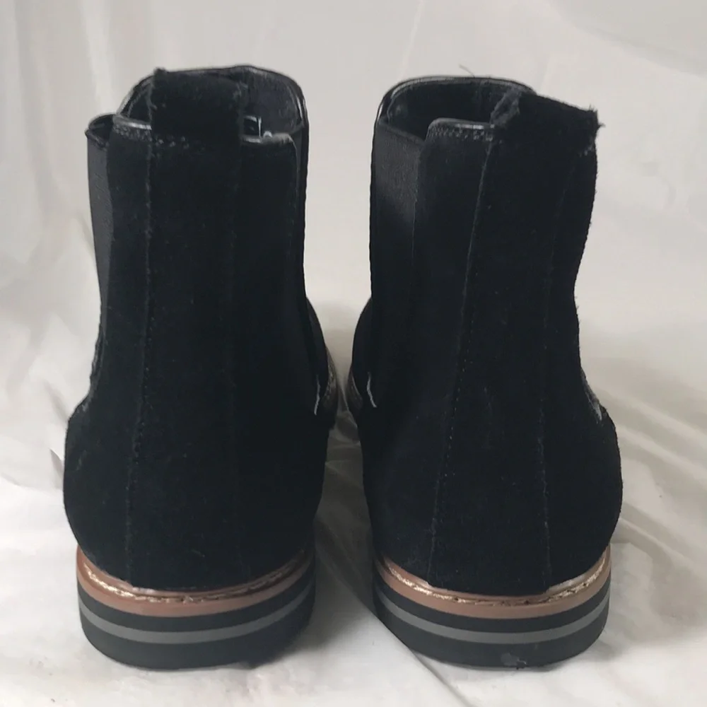 Men’s Floyd Black Suede Pull On Chelsea Comfort Boots